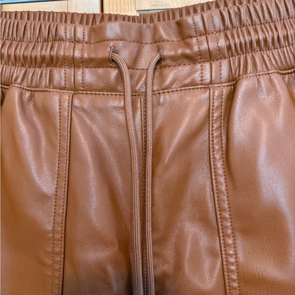 a new day Brown Faux Leather Pants - Picture 3 of 5
